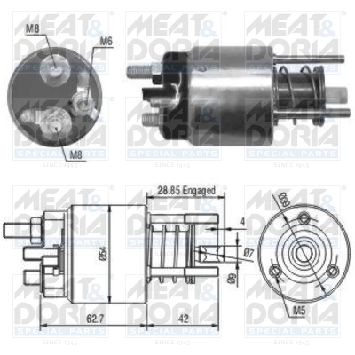 Solenoid Switch, starter